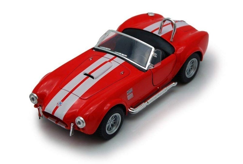 KiNSMART - 1965 Shelby Cobra 427 S/C 1:32 Scale 5" Die Cast Metal Model Classic Toy Car (Red) - Image 1